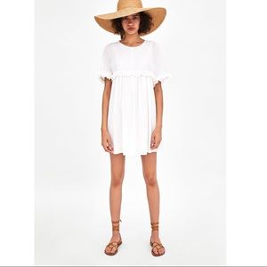 NWT Zara Ruffled Romper